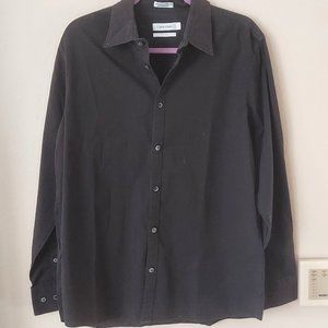 Calvin Klein Black Button Down Shirt